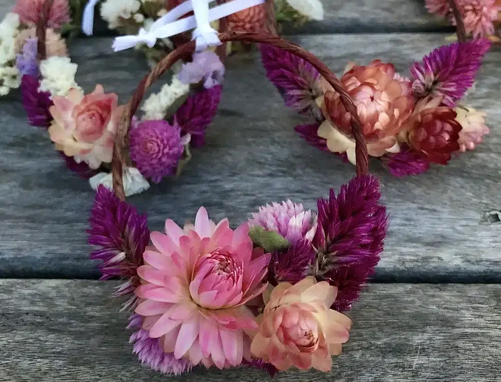 Dried flower ornament
