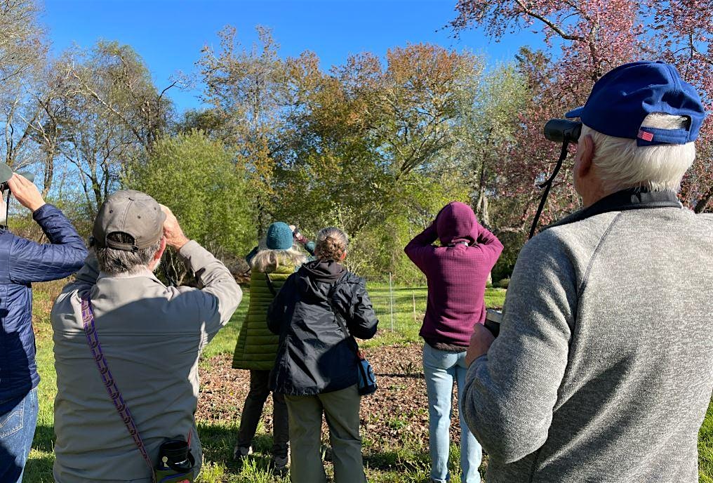 Bird watchers at Barlow Nature Preserve